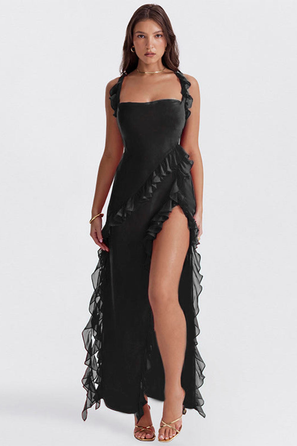 Arielle Ruffle Maxi Dress