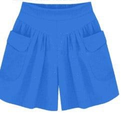 Beach Shorts with Elastic Waistband
