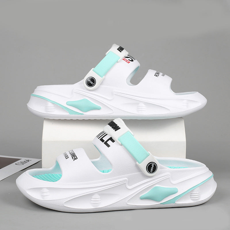 Sandalias con suela gruesa y tacto suave