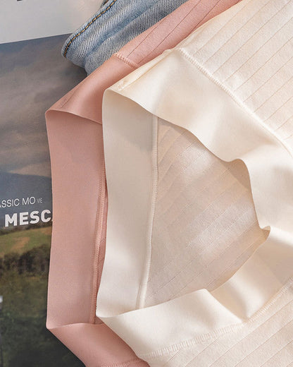 Ropa interior de algodón puro antibacteriana con entrepierna