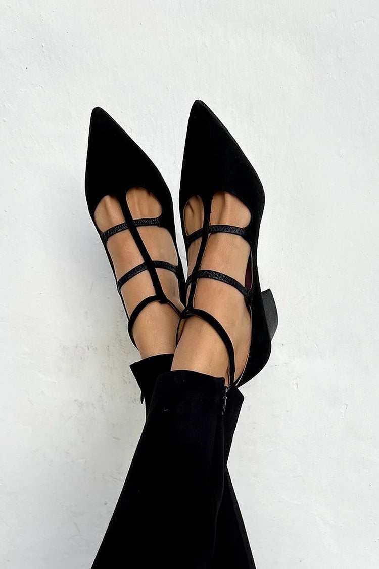 CAMILLA | Elegant Pointed Ballerina Shoes