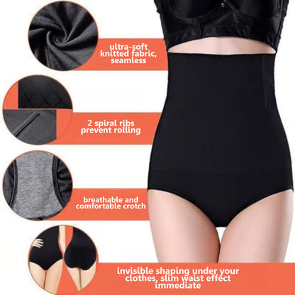 Braguitas moldeadoras con control de abdomen: efecto adelgazante instantáneo