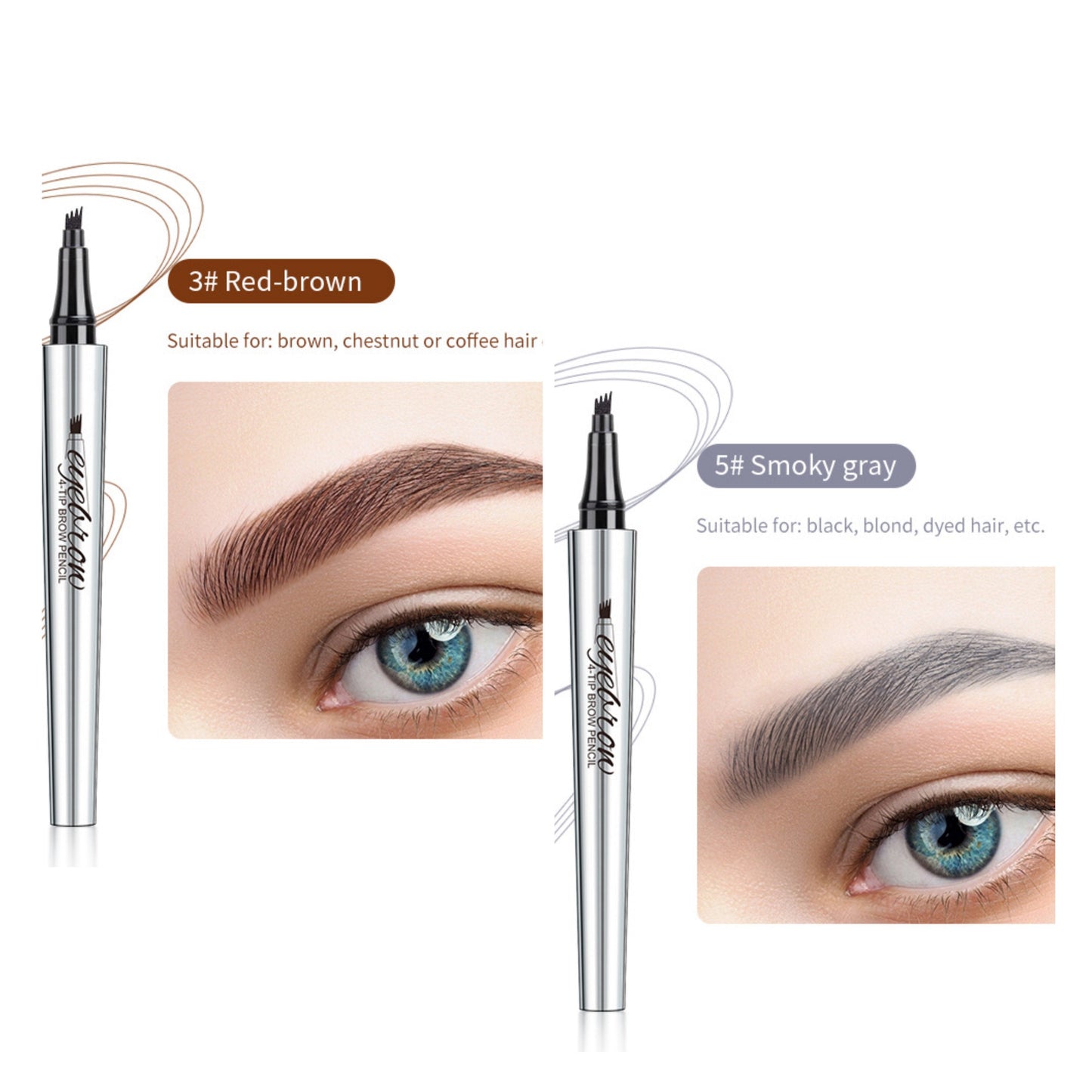 3D Microblading Eyebrow Pen + Magnetic Lashes Beauty Bundle