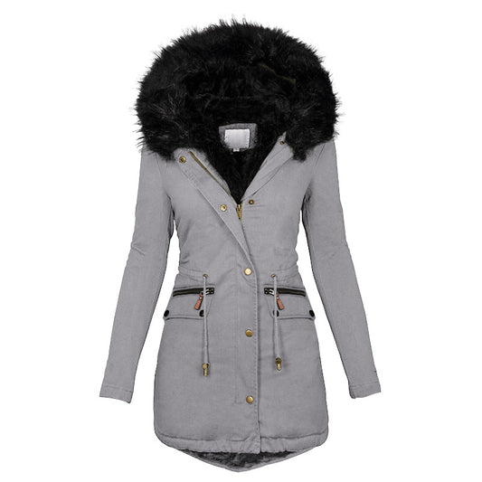 Elena | Parka de Invierno Acolchada con Capucha