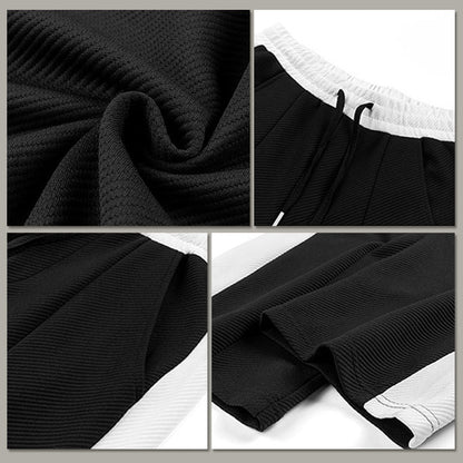 Casual 2 Piece Contrast Sport Jogging Tracksuits Set (50% off)🔥Free UK Shipping