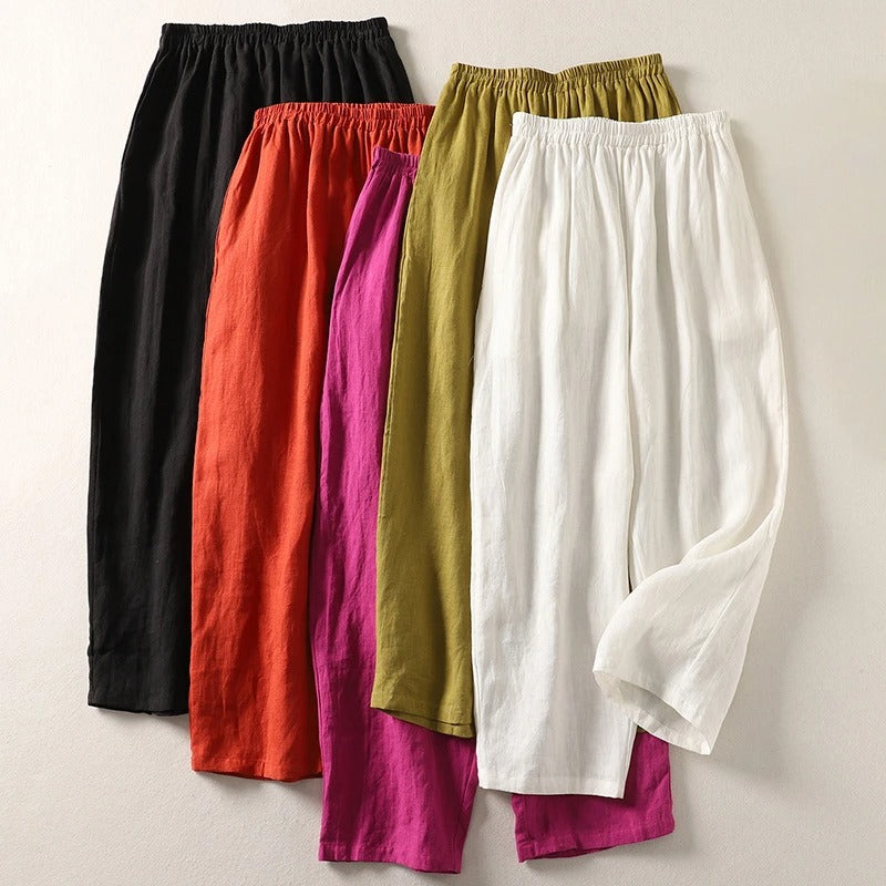 Lina Linen Pants | Airy, Natural and Stylish