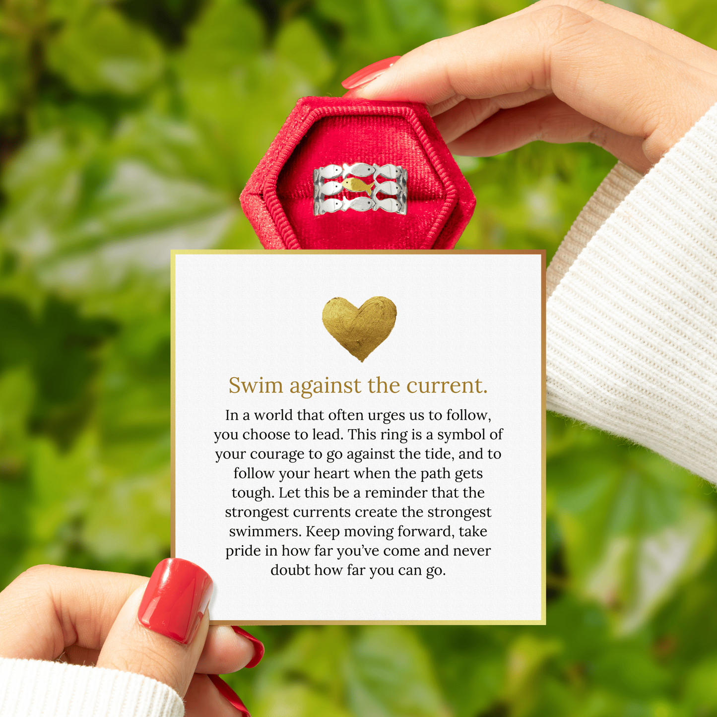 Anillo de natación contra la corriente