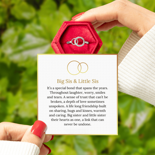 Para mi hermana - Anillo unido para siempre