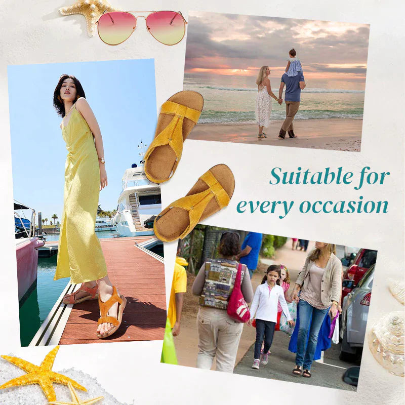 Sandalias casuales con masaje de arco 