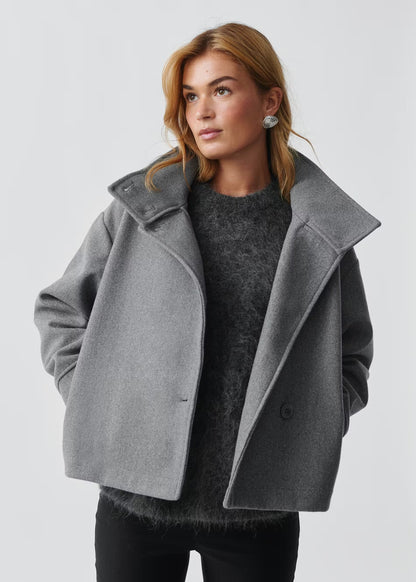 Clarissa Wool Coat High Neck