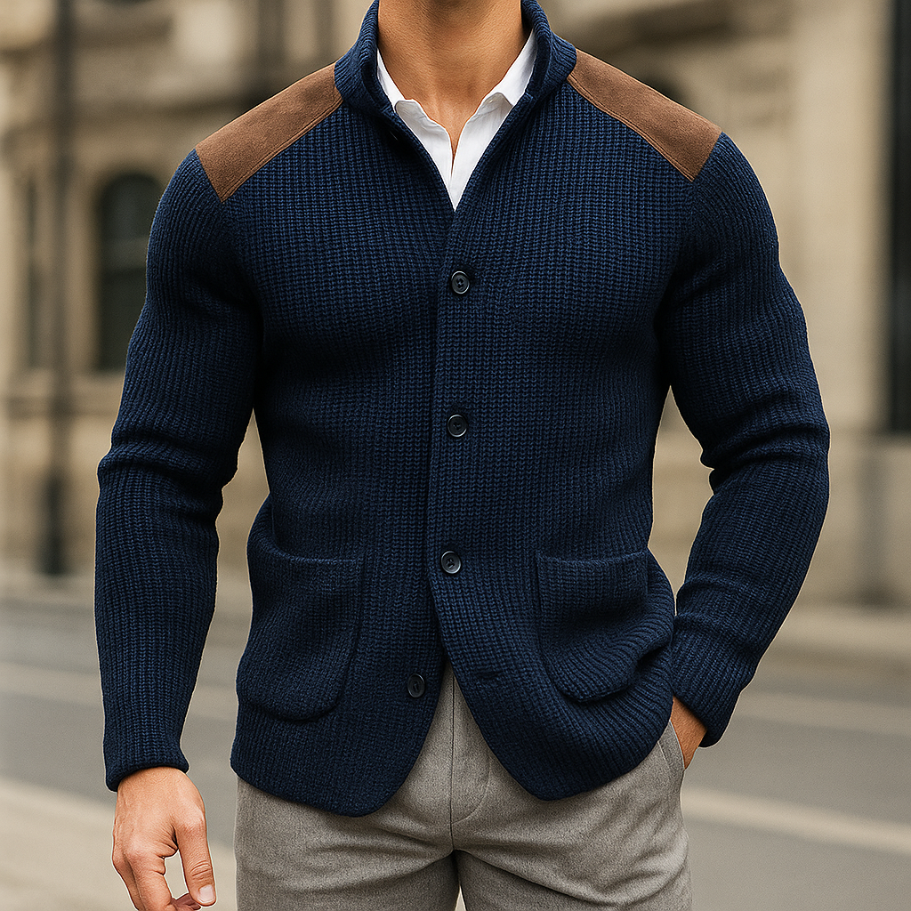 Andreas | Blazer de punto texturizado para hombre