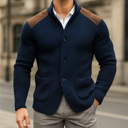 Andreas | Blazer de punto texturizado para hombre