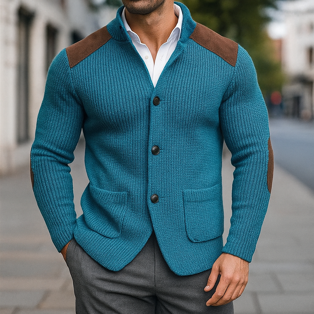 Andreas | Blazer de punto texturizado para hombre