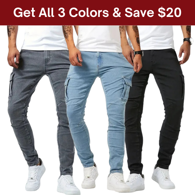 Pantalones cargo Kenzi Slim-Fit