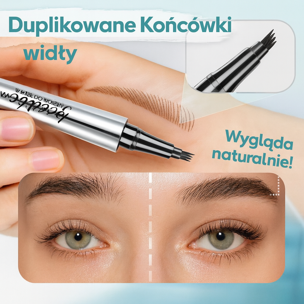Wodoodporny pisak do brwi 3D Microblading (2 szt. – kup 1, drugi gratis)
