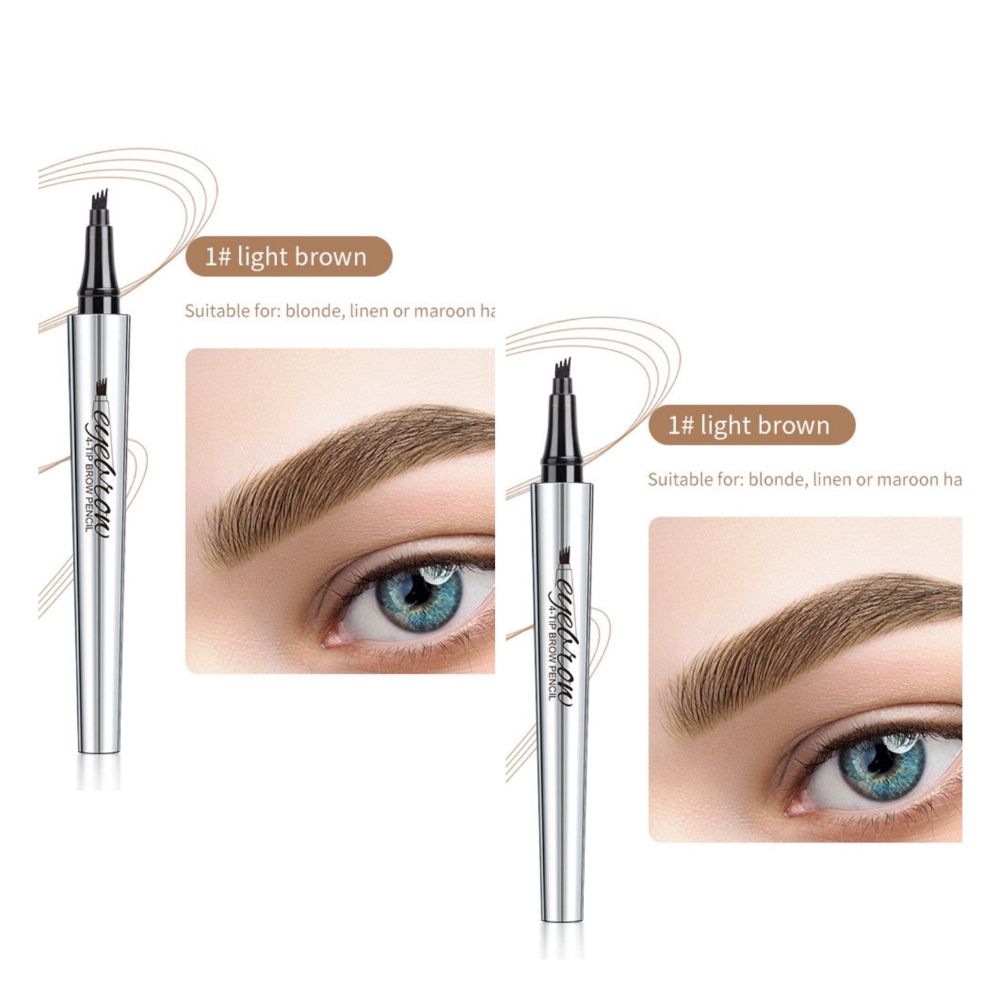 3D Microblading Eyebrow Pen + Magnetic Lashes Beauty Bundle