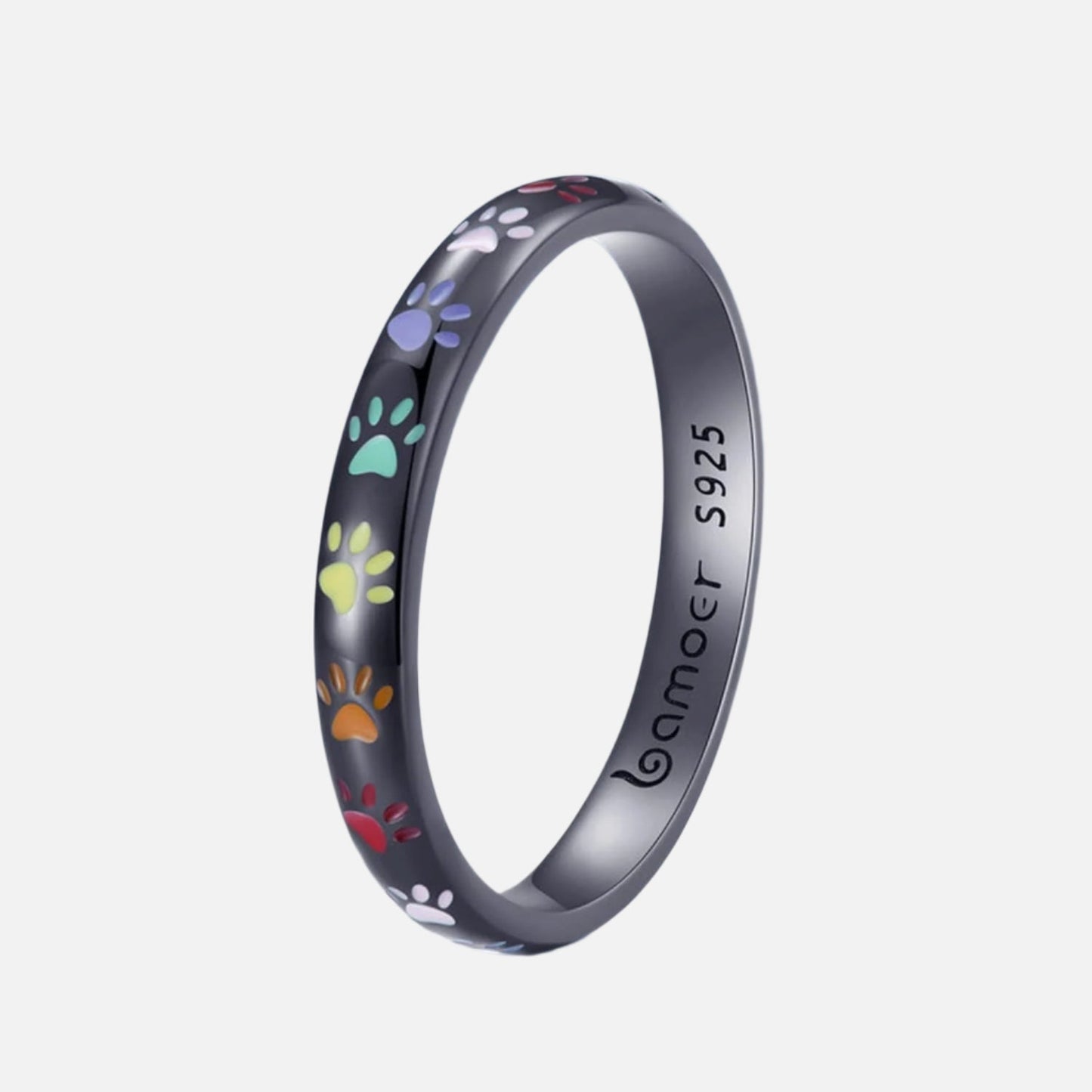 Ilduara™ | Anillo de plata con huella dactilar