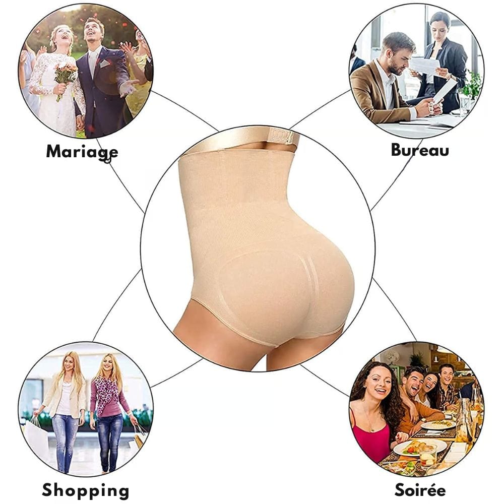 Braguitas moldeadoras con control de abdomen: efecto adelgazante instantáneo