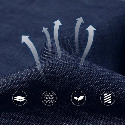 👖Men's High-Waisted Straight Jeans