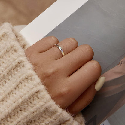 Ilduara™ | Anillo de plata con huella dactilar