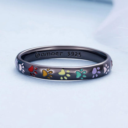 Ilduara™ | Anillo de plata con huella dactilar