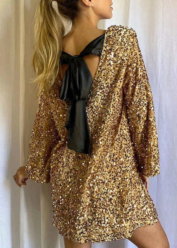 Elsa | Elegante vestido con purpurina