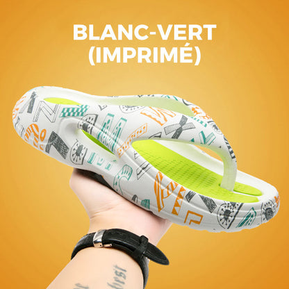 Comfortable Summer Flip Flops with Thick Soles