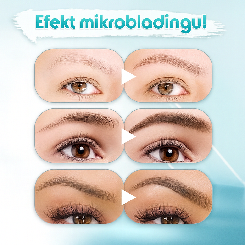 Wodoodporny pisak do brwi 3D Microblading (2 szt. – kup 1, drugi gratis)