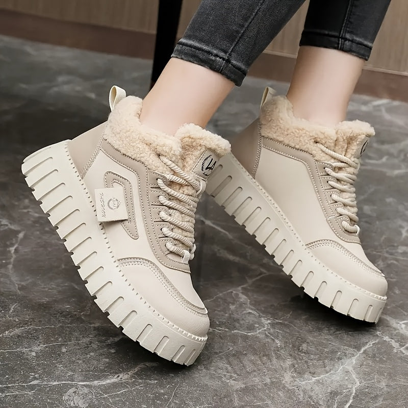 Nova | Women’s Plush-Lined Mid-Top Sneakers