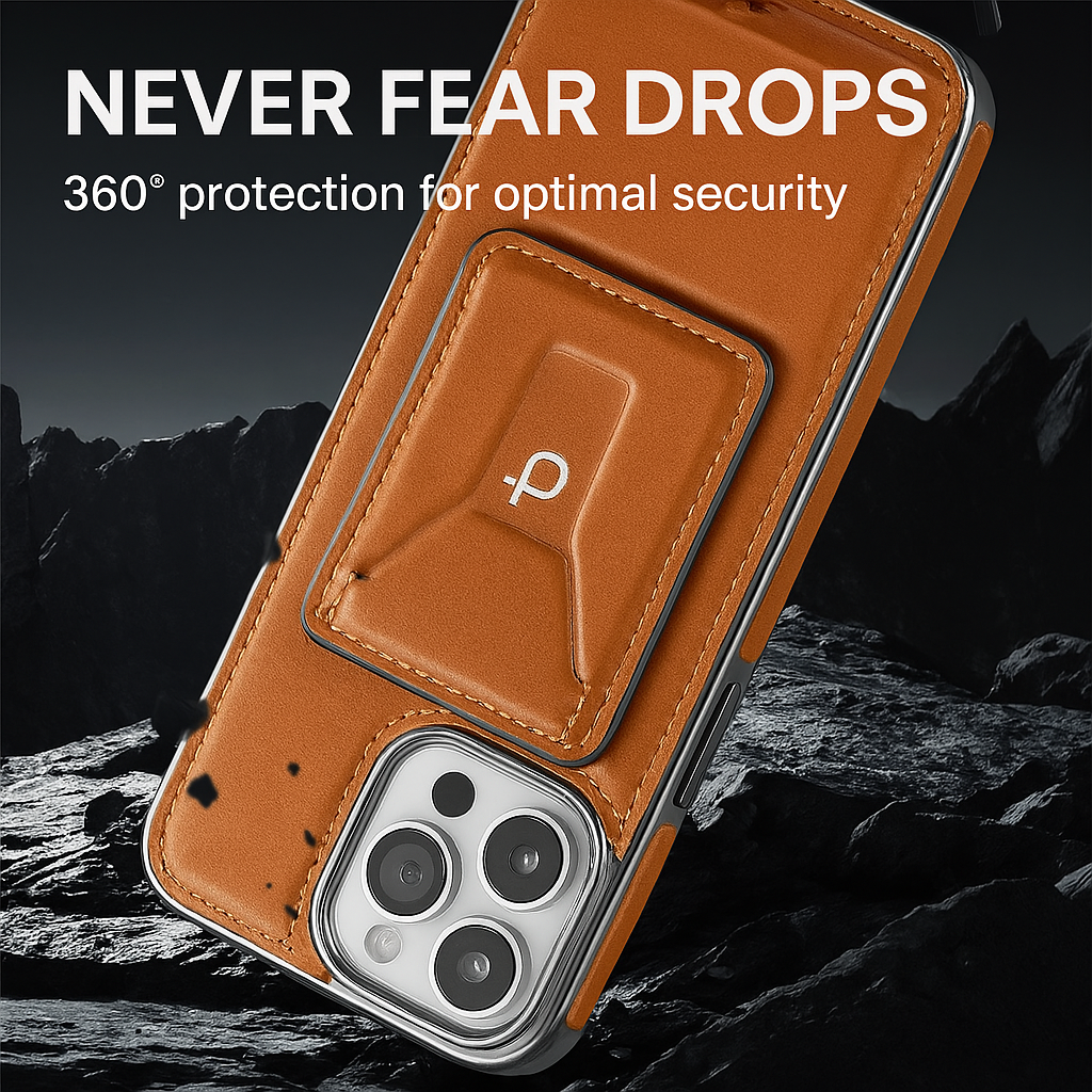 Envío rápido ✈️Funda protectora de cuero premium para iPhone 
