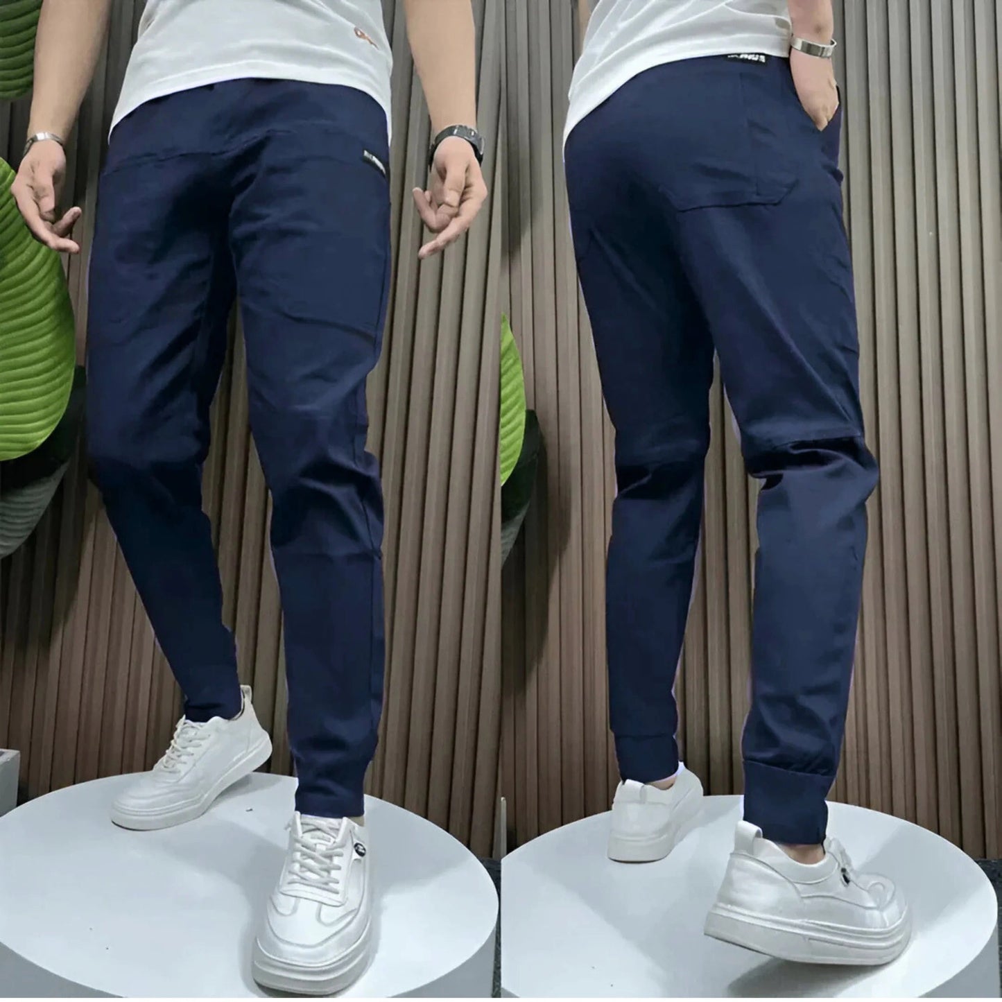 Noah | Joggers cargo slim elásticos