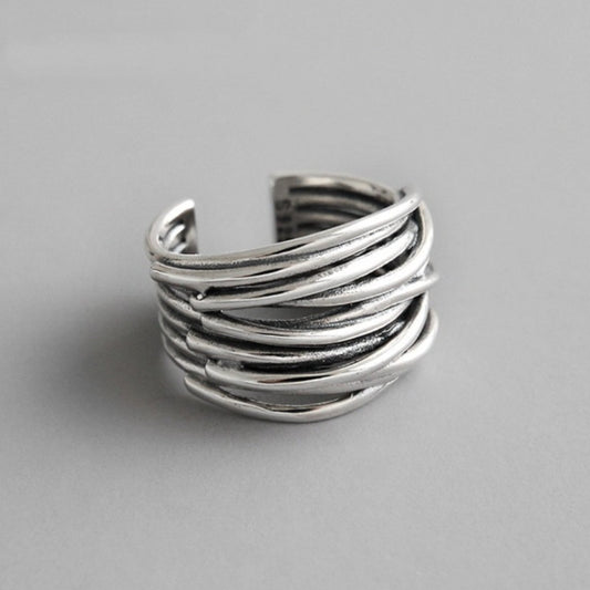 Adjustable Silver Ring