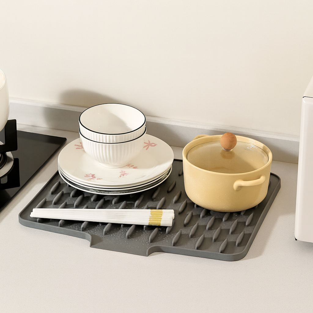 Norillo™ – Silikonowa podkładka pod naczynia z ochroną przed ciepłem i szybkim odpływem