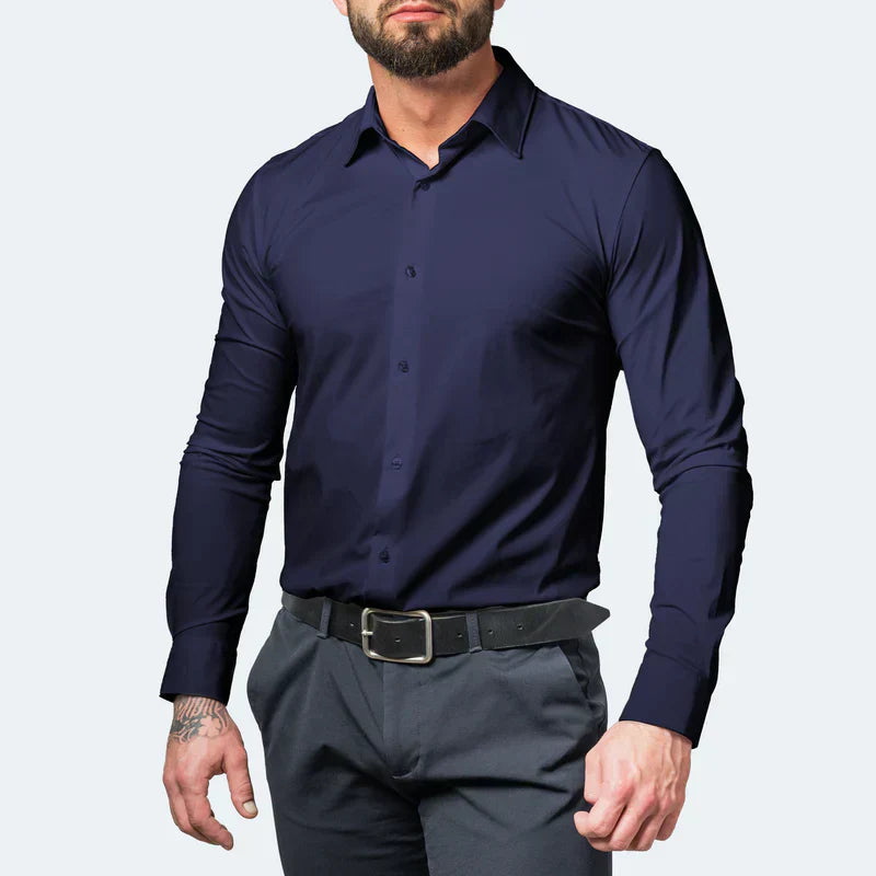 Wrinkle-Resistant, Fitted Shirt
