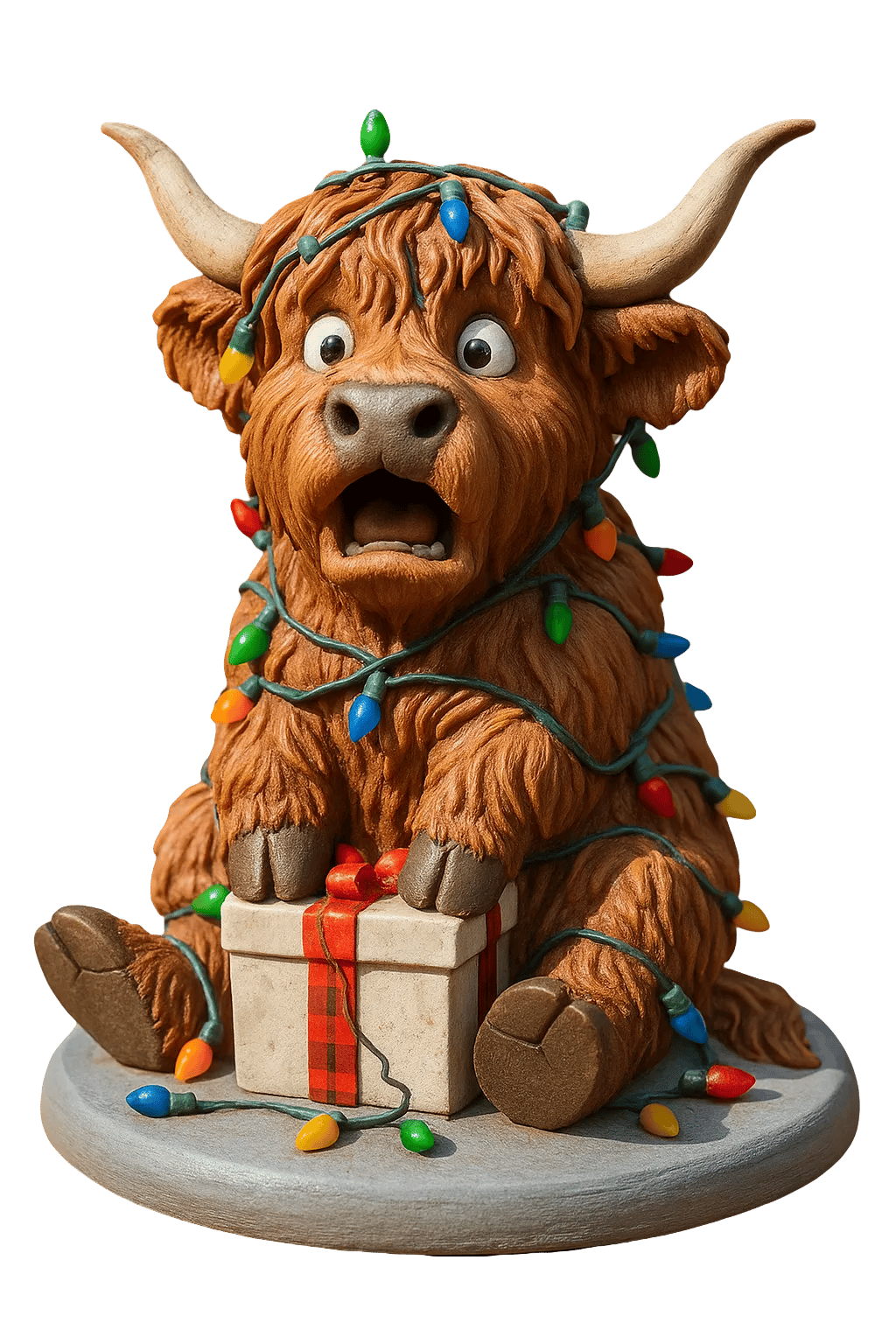 🎁Kalendarz adwentowy krów rasy Highland na rok 2025 🎅🐮