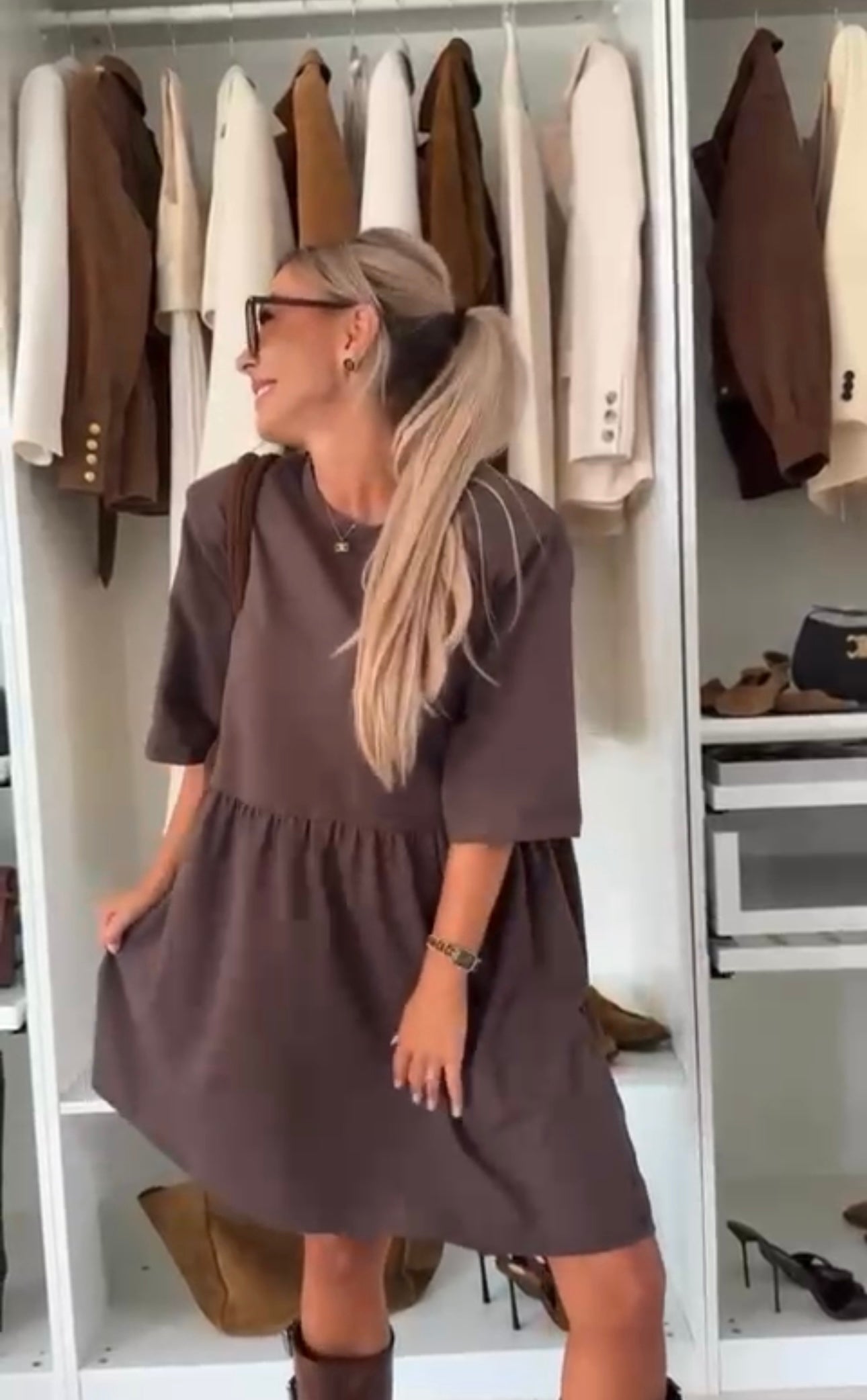 MARIE | Elegante vestido de otoño