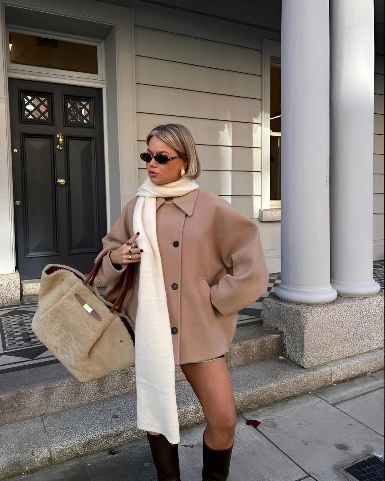 Abrigo de lana Lizzie