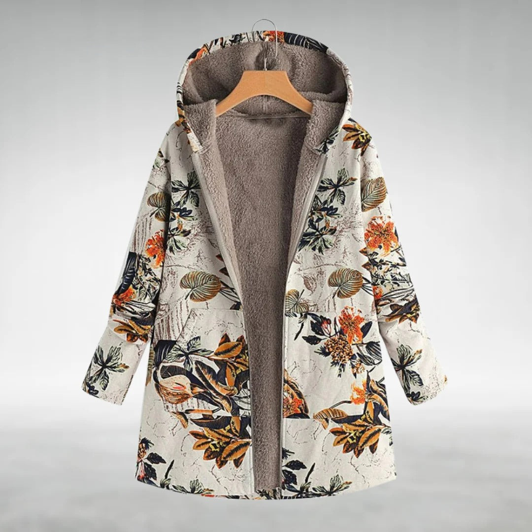 🌸 Fleural™ | Chaqueta polar con estampado floral
