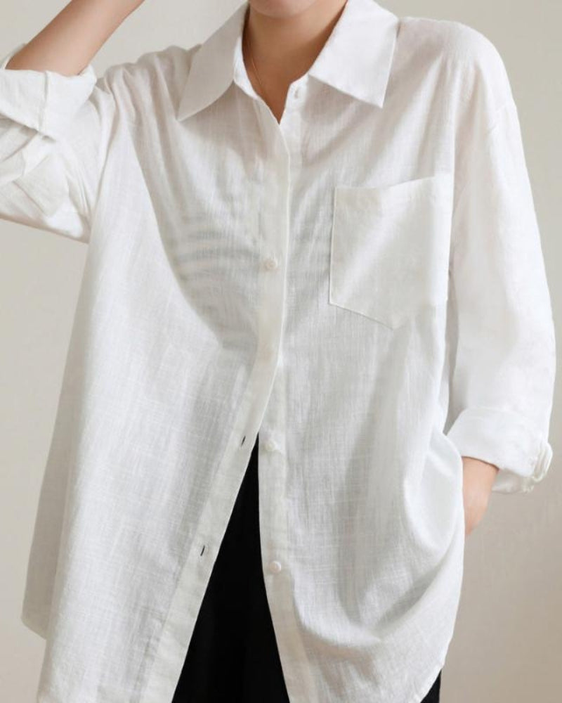 Hampton Ladies Linen Shirt