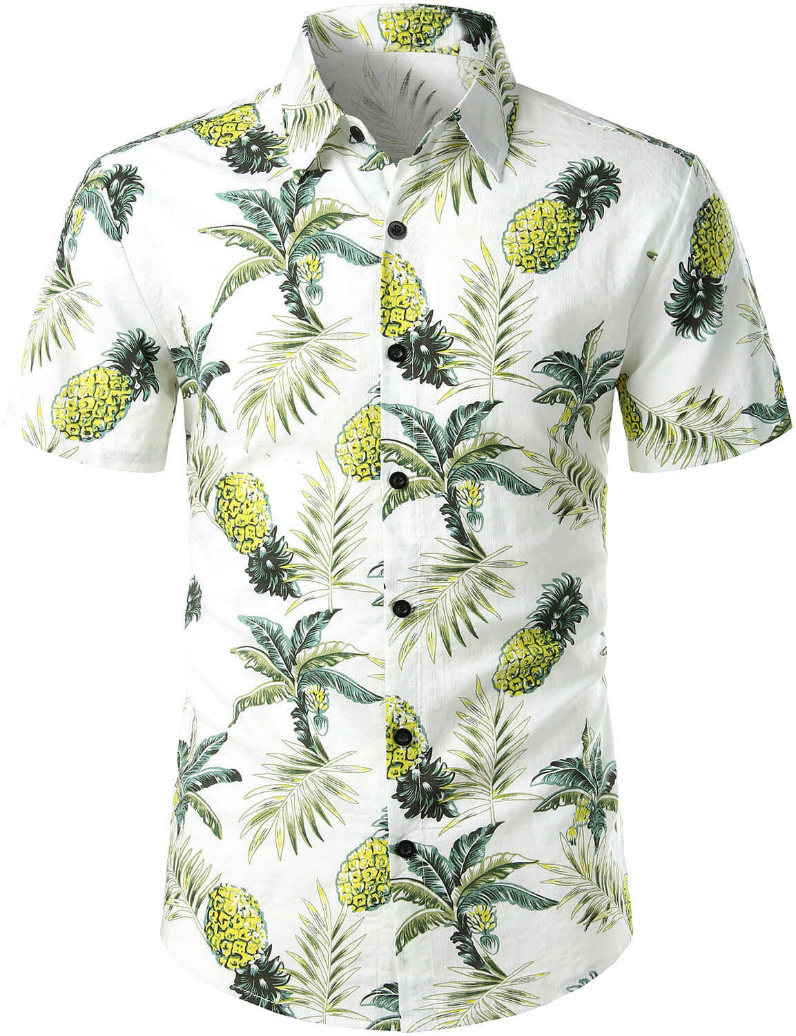 Camisa de playa de piña para hombre