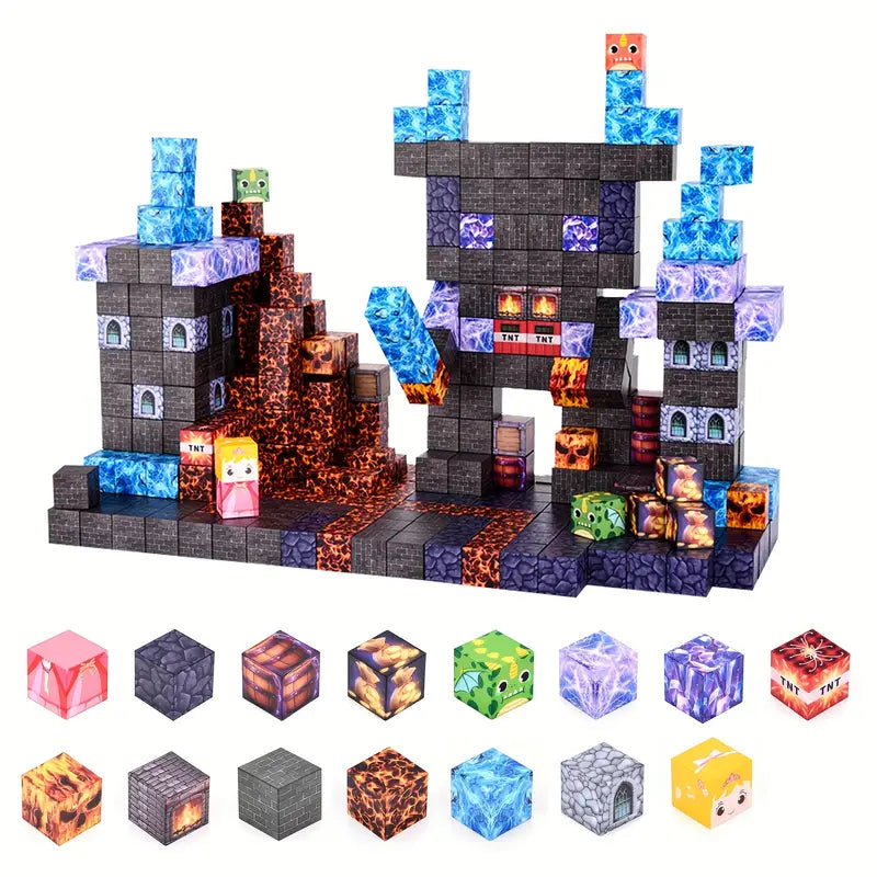 PixelBricks – Wulkaniczna Przygoda 100 elementów + Bonusy Gratis