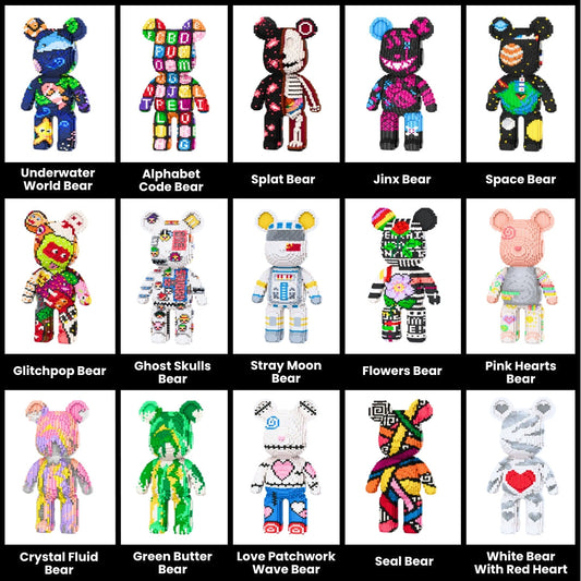 Zoua™ Oso gigante de ladrillos para construir