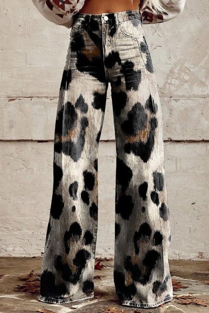 CHLOÉ | Pantalones bohemios vintage con estampado elegante