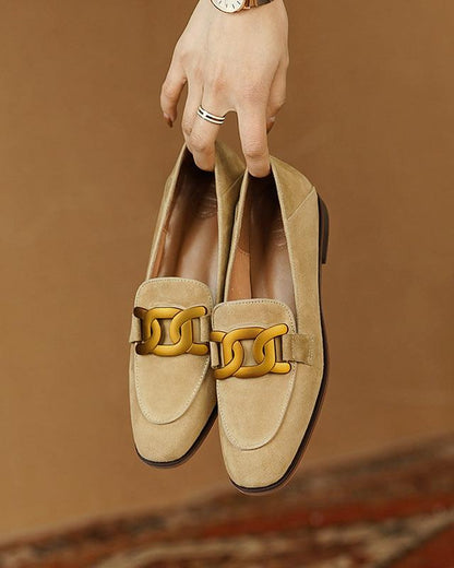 Beatrice Suede Loafers