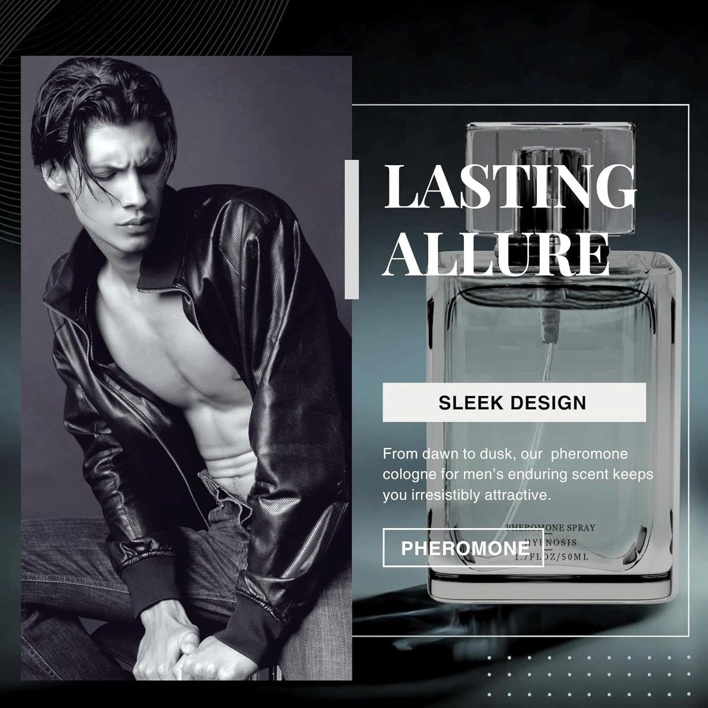 Colonia de feromonas de larga duración para hombres