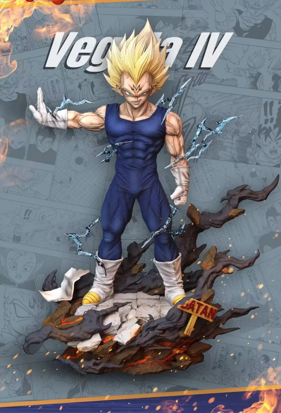 Dragon Ball Z Majin Vegeta Statue (Buy 1 Get 1 Free)