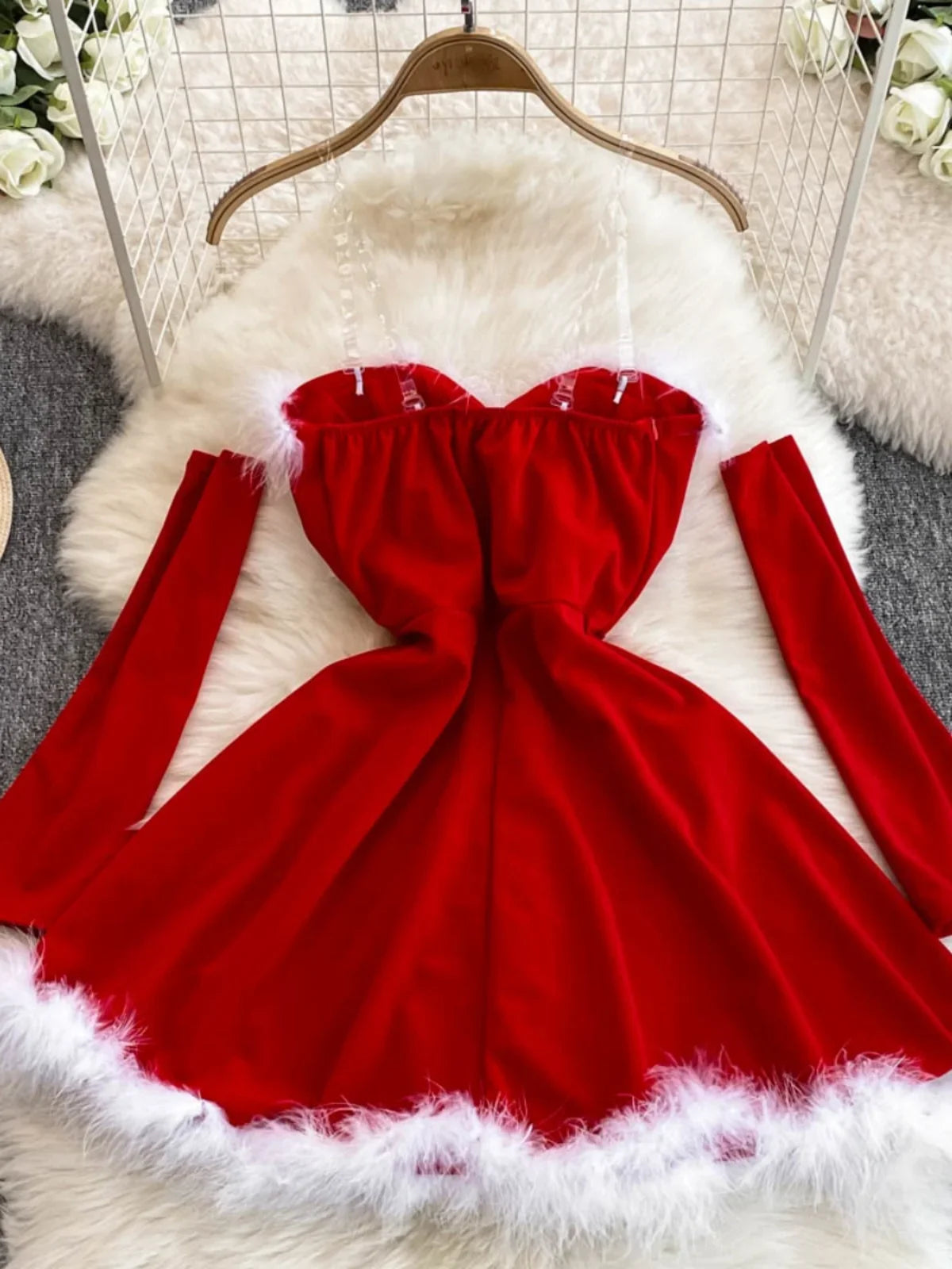 Sofia | Vestido Navideño con Pelo