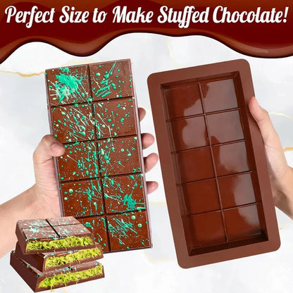 Luxury Dubai Chocolate Bar Mold + FREE RECIPE BOOK