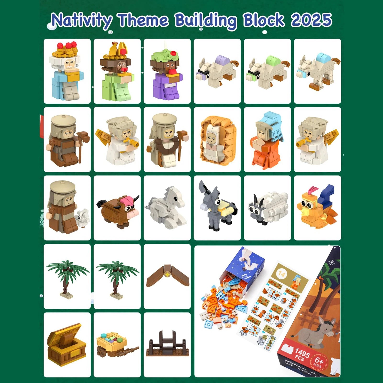 Nativity Bricks kalendarz adwentowy 2025