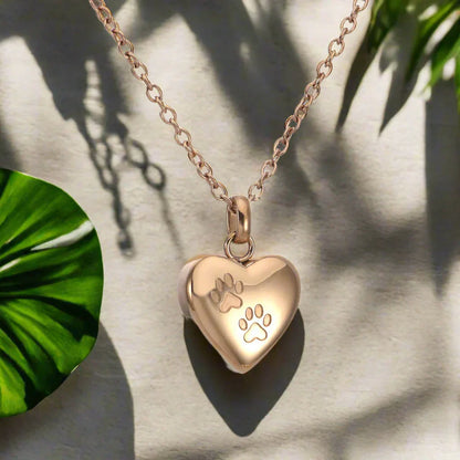 Galiana™ | Heart-Shaped Fingerprint Urn Necklace